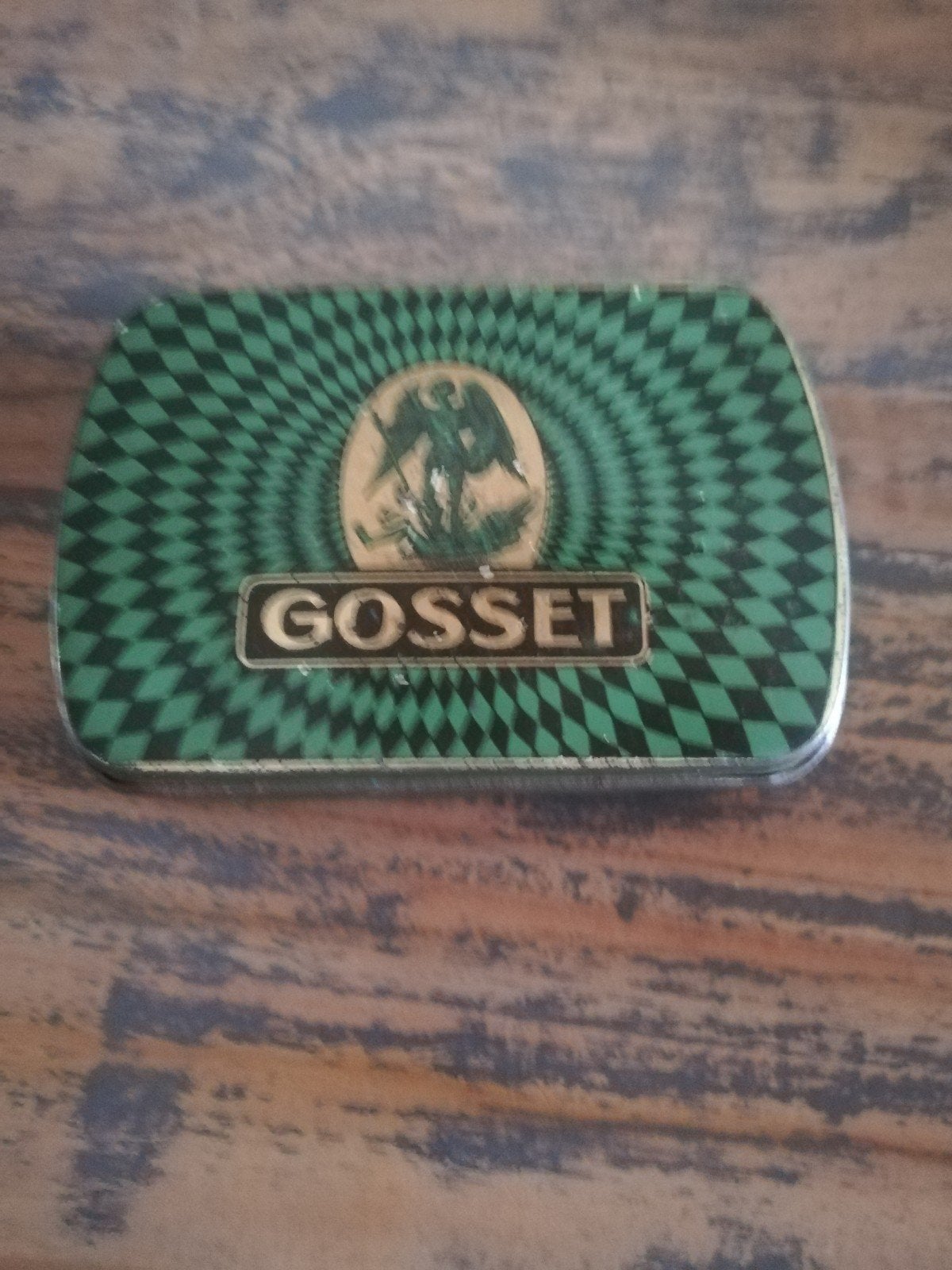 Vintage Gosset Tabaksdoosje - Zeldzaam Verzamelobject, Antiek en Kunst, Ophalen of Verzenden