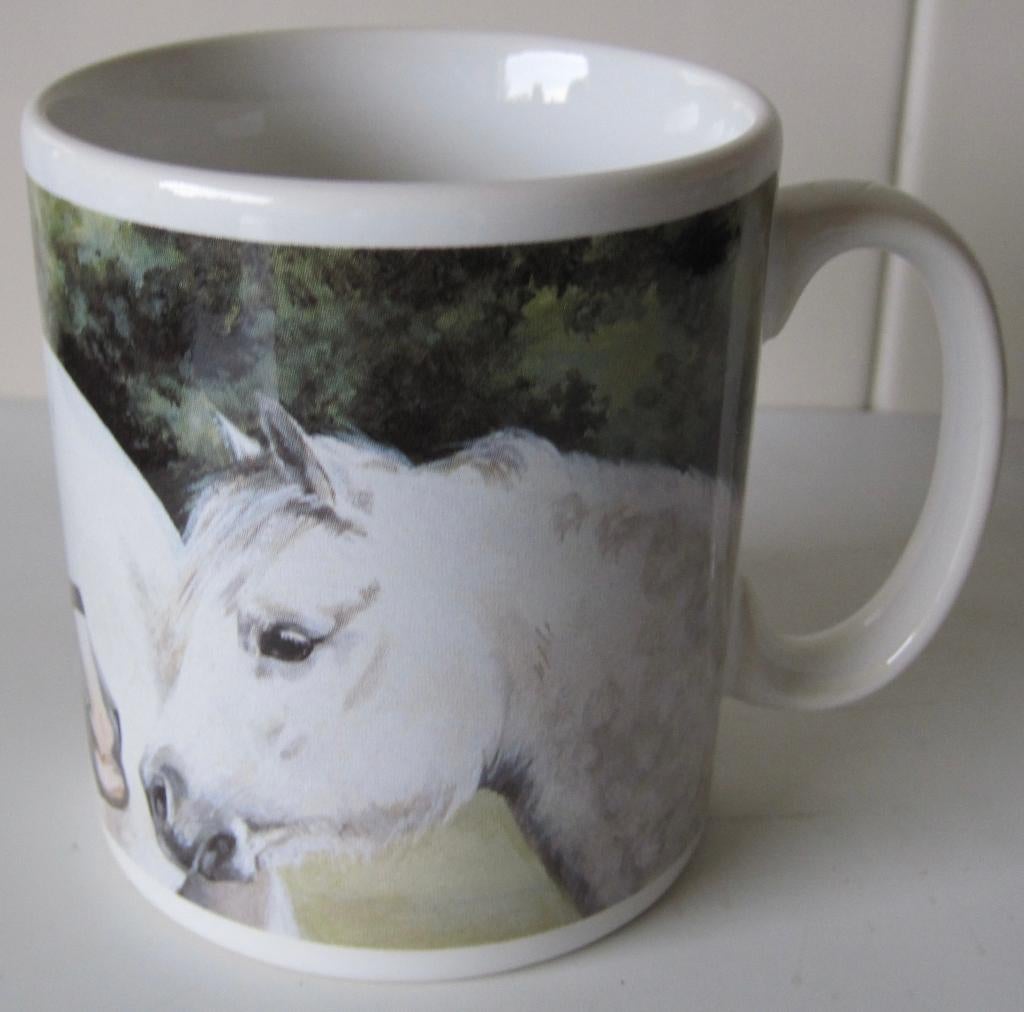 beker van Otter House met paarden motief, Overige typen, Ophalen of Verzenden, Zo goed als nieuw, Overige stijlen