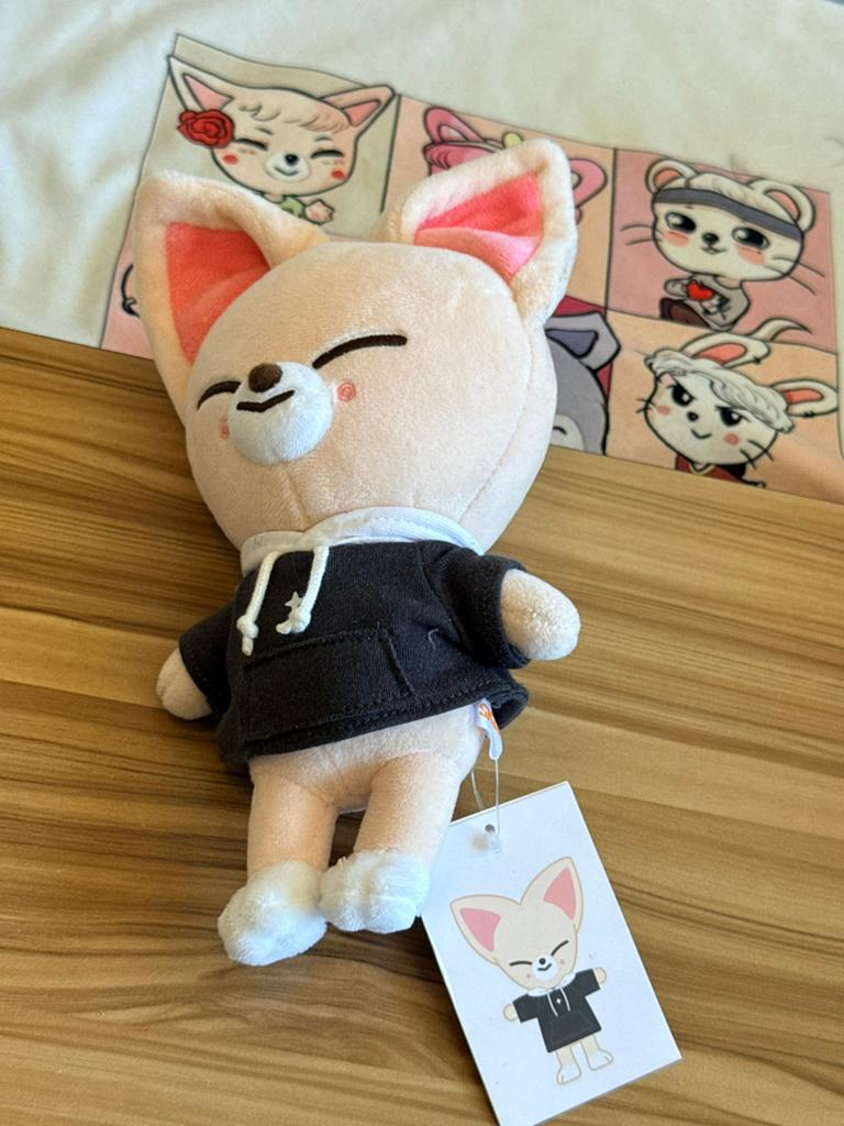 Stray Kids FoxI.Ny I.N skzoo plush, Ophalen of Verzenden, Nieuw, Foto of Kaart