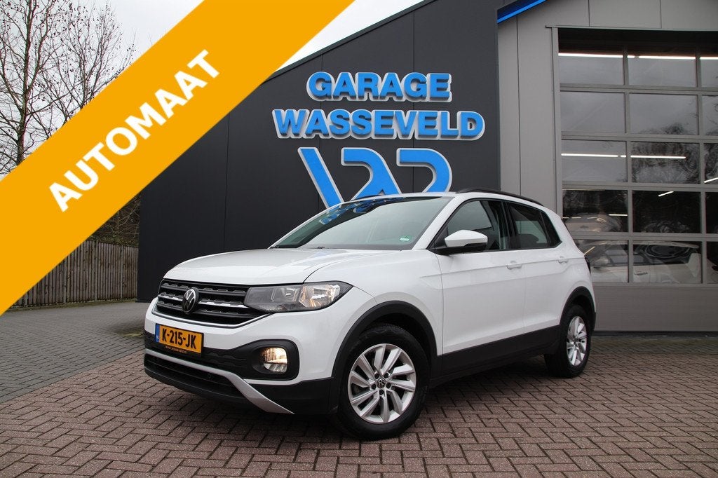 Volkswagen T-Cross 1.0 TSI 110pk NL Life Camera/Navi/ACC/Car, Auto's, Volkswagen, Gebruikt, Wit, Origineel Nederlands, Bedrijf