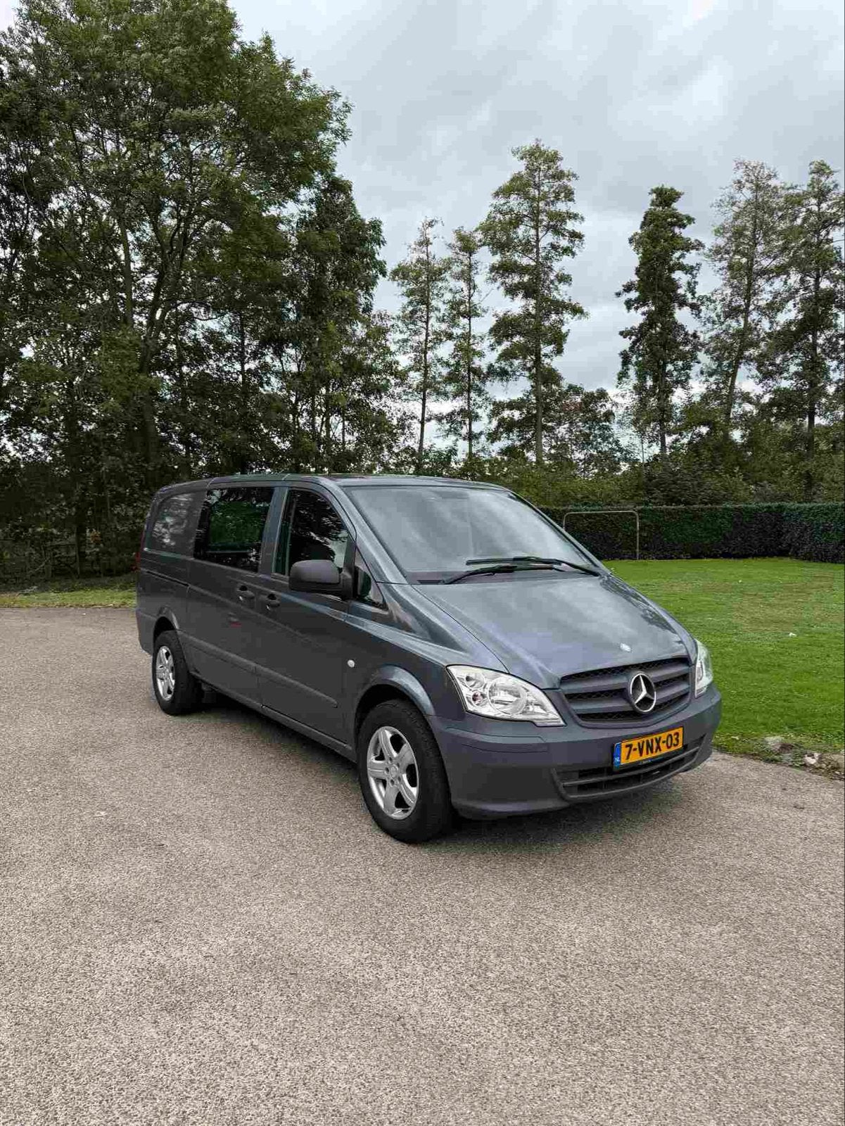 Mercedes-Benz Vito GB 110 CDI 95pk 320/2500 2011, Auto's, 13 km/l, Euro 5, Zwart, 2000 kg