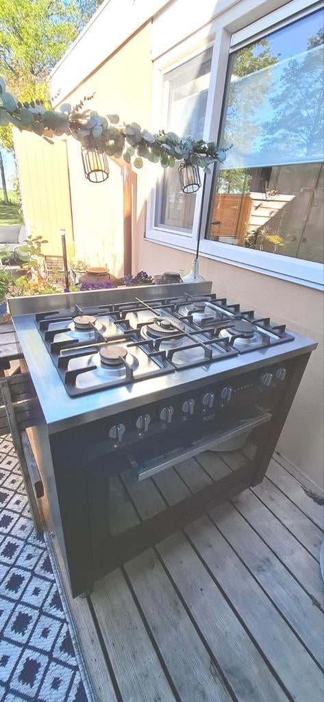 5 Pit Gasfornuis met elektrische oven, Ophalen of Verzenden