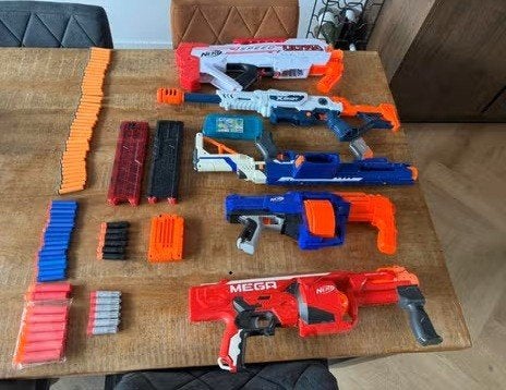 Nerf bundel, Verzenden, Gebruikt