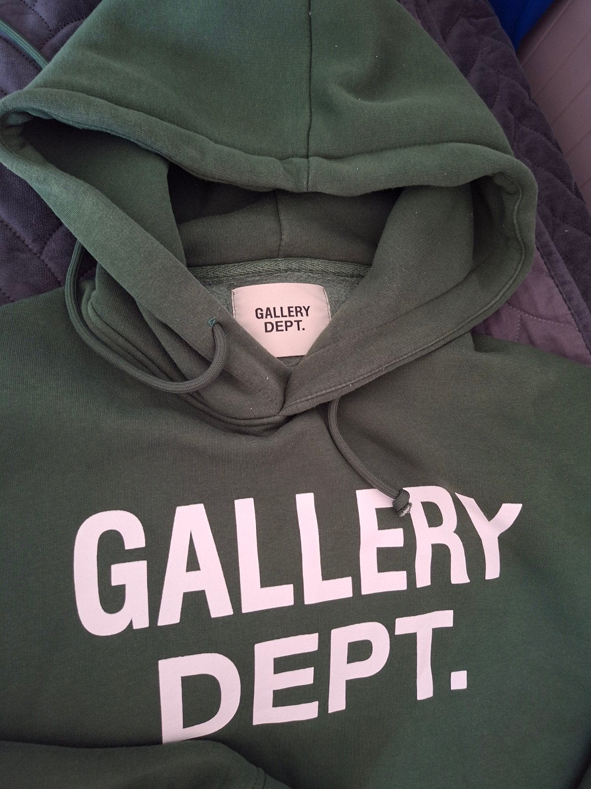 Gallery Dept. Hoodie Groen Maat L/XL, Maat 52/54 (L), Ophalen of Verzenden, Zo goed als nieuw, Gallery Dept.