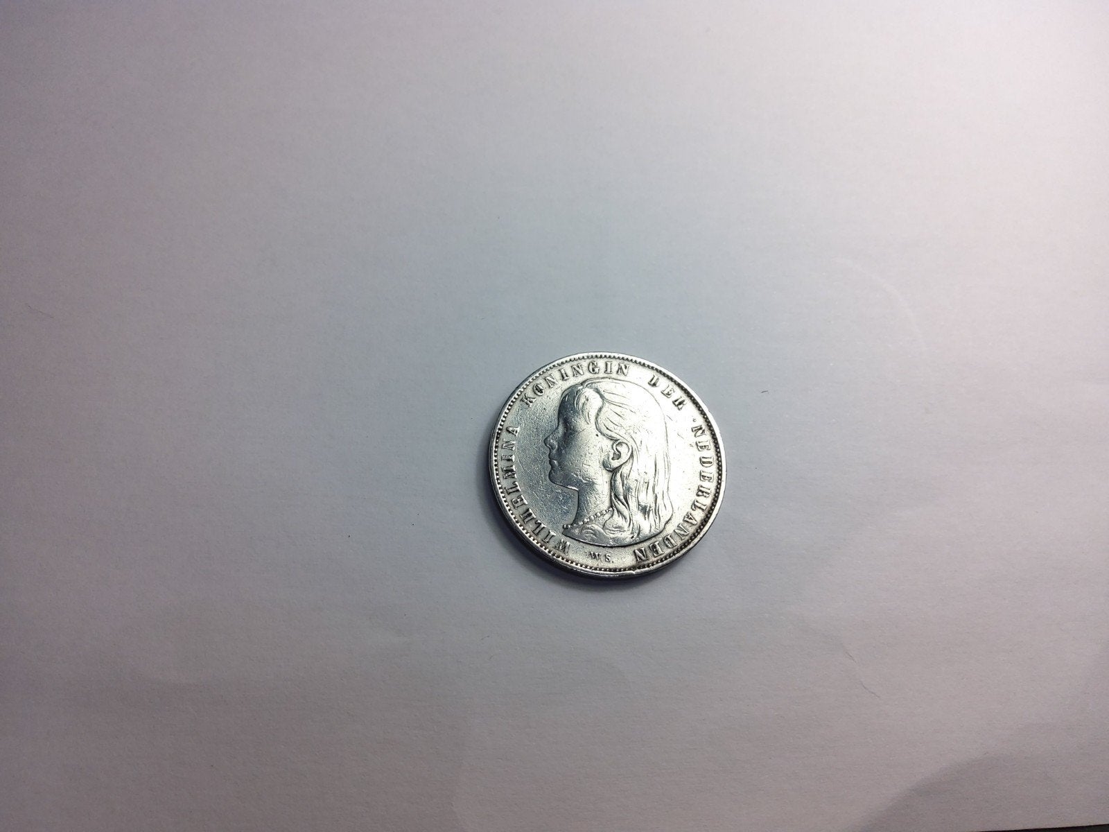 1 Gulden Koningin Wilhelmina 1892, Ophalen of Verzenden, Koningin Wilhelmina, 1 gulden
