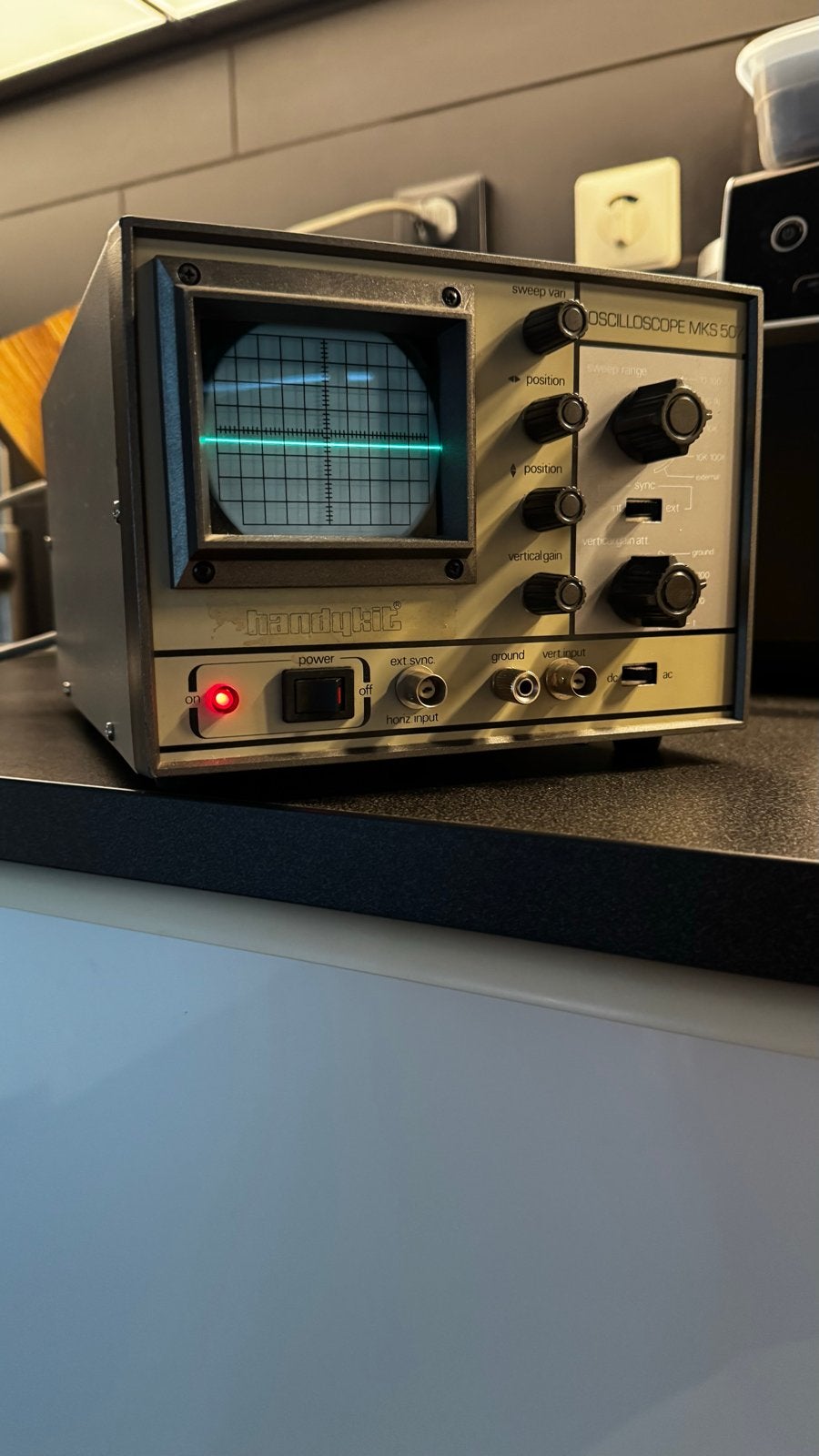 Handyman MKS507 Oscilloscope, Ophalen of Verzenden, Gebruikt, Elektriciteit