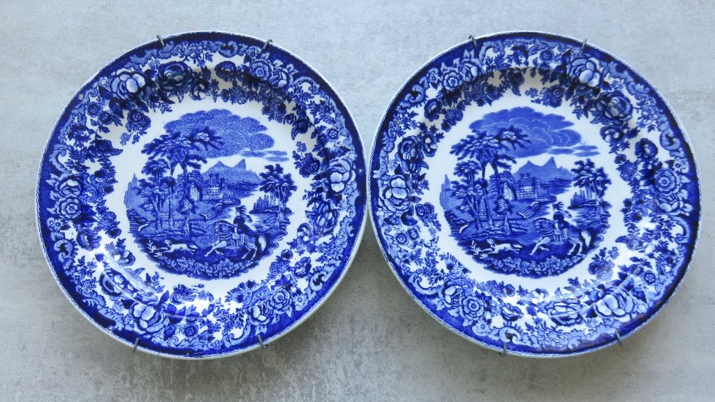 2 schalen Amazone Petrus Regout uit 1899, Ophalen of Verzenden