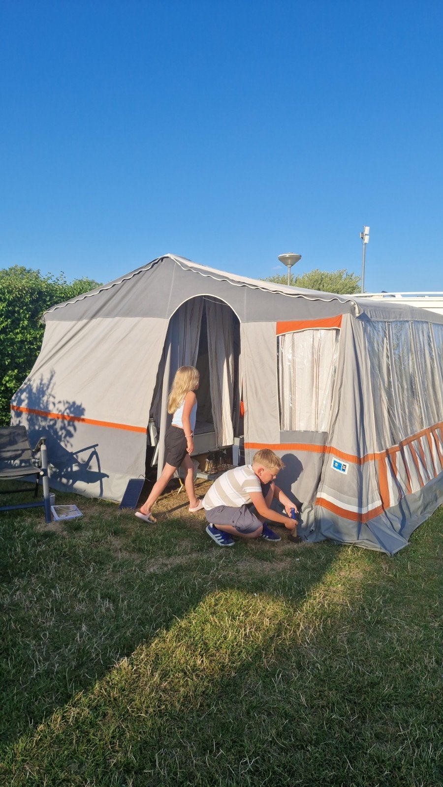 Complete vouwwagen - ouder model, scherpe prijs!, Ophalen, Alpenkreuzer, Aanwezig, Grijs