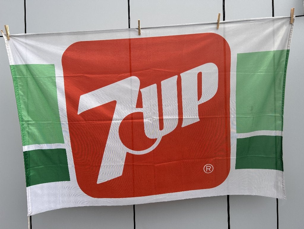 reclame vlag 7Up, Verzamelen, Ophalen of Verzenden, Zo goed als nieuw, Overige typen