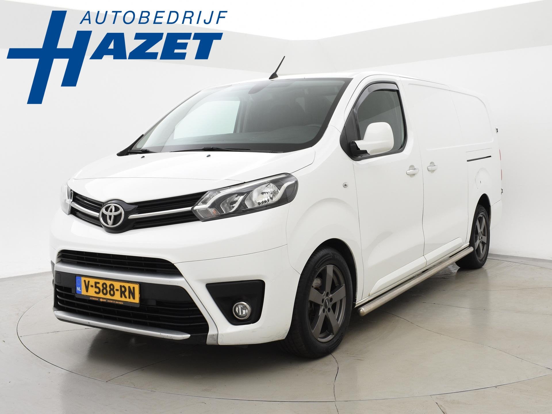 Toyota PROACE Worker 2.0 D-4D 177 PK AUT. LONG + 2 SCHUIFDEU, Auto's, Bestelauto's, Stof, Gebruikt, Euro 6, 4 cilinders