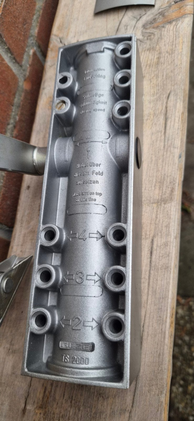 geze ts2000 deurdranger, Ophalen, Gebruikt