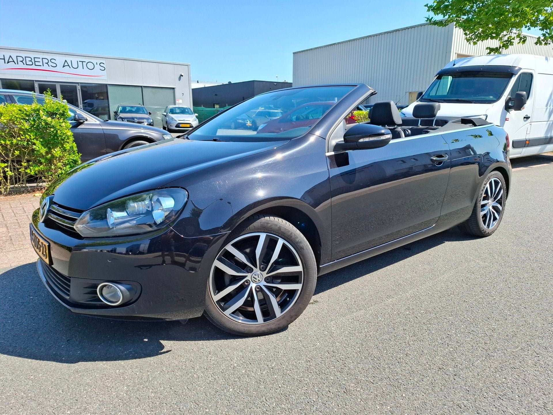 Volkswagen Golf Cabriolet 1.2 TSI CLIMA/CRUISE/NAVI/CAMERA!, Voorwielaandrijving, Euro 5, Zwart, 4 cilinders