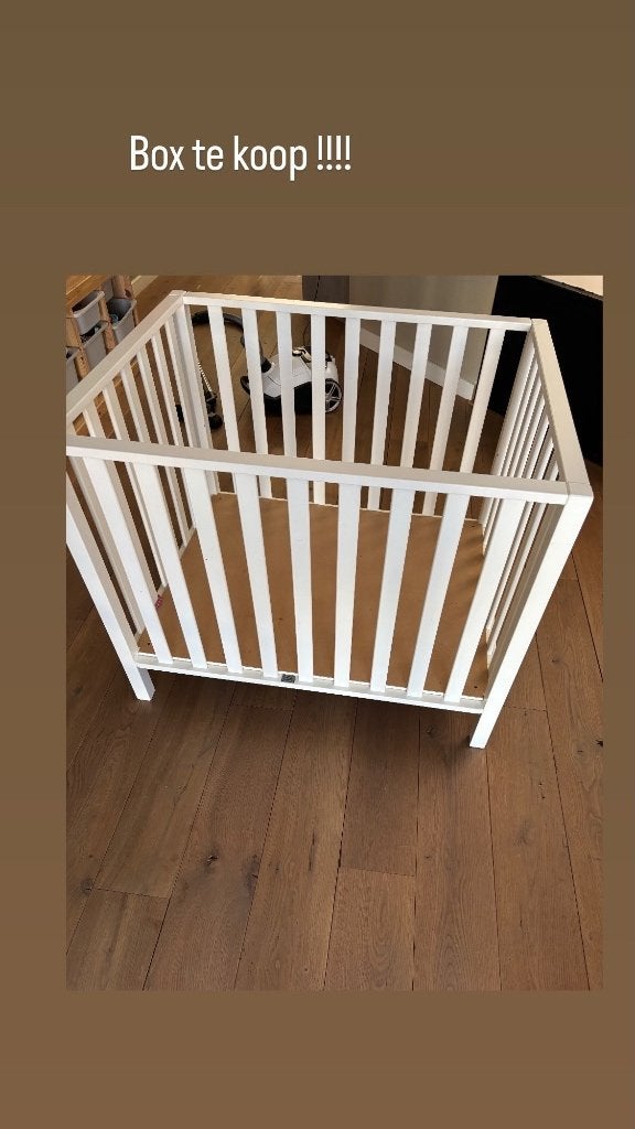 Box, Kinderen en Baby's, Ophalen, Gebruikt, Vierkant, In hoogte verstelbaar