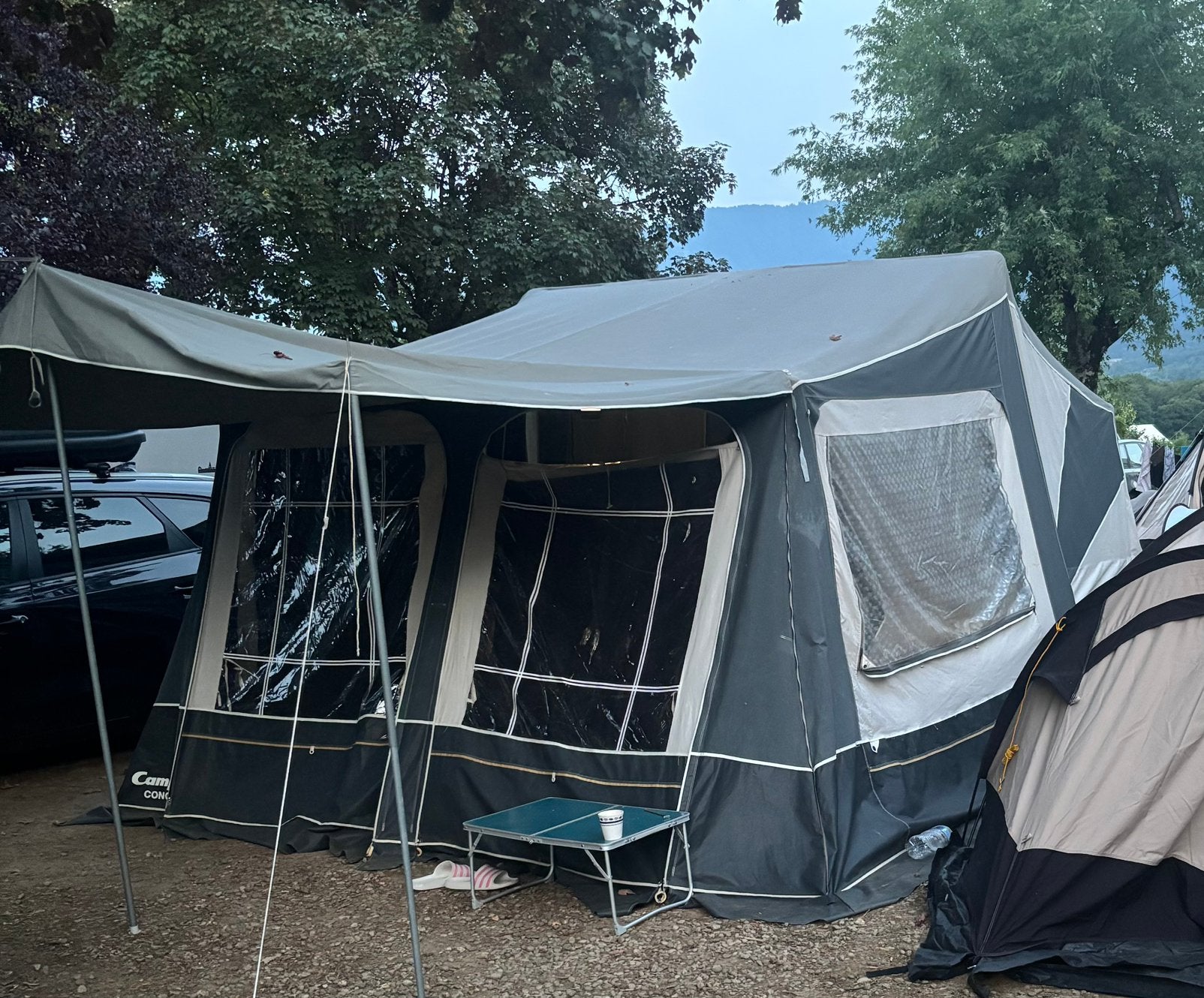 Camplet Concorde, Caravans en Kamperen, Ophalen, Tot en met 4