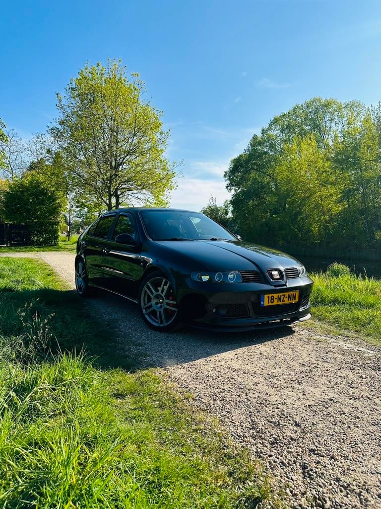 Seat Leon Cupra R, Stof, Zwart, 4 cilinders, Leon