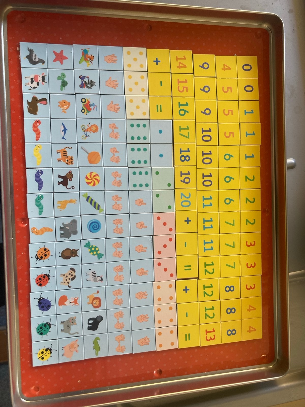 Magnetische Rekendoos - Spelenderwijs Leren Rekenen (4-7 jaa, Kinderen en Baby's, Ophalen, Zo goed als nieuw, Rekenen