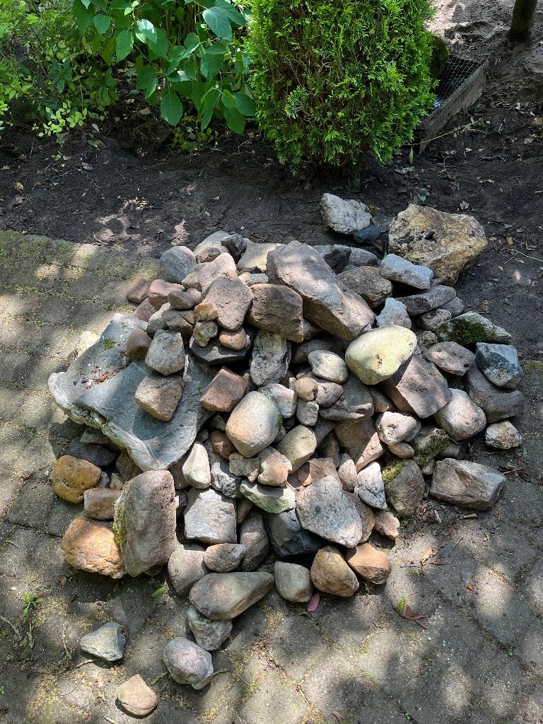 Stenen en keien, Tuin en Terras, Grind, Keien en Split, Ophalen, Gebruikt, Kei