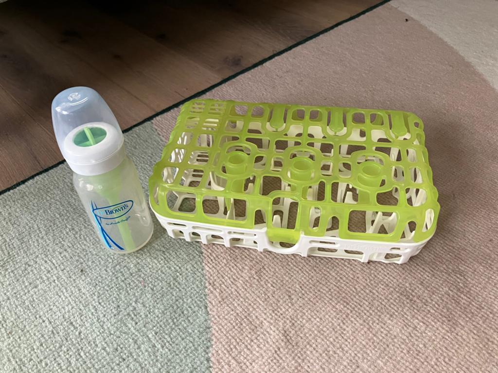 Dr browns flesje en vaatwasserrekje, Ophalen of Verzenden, Overige typen