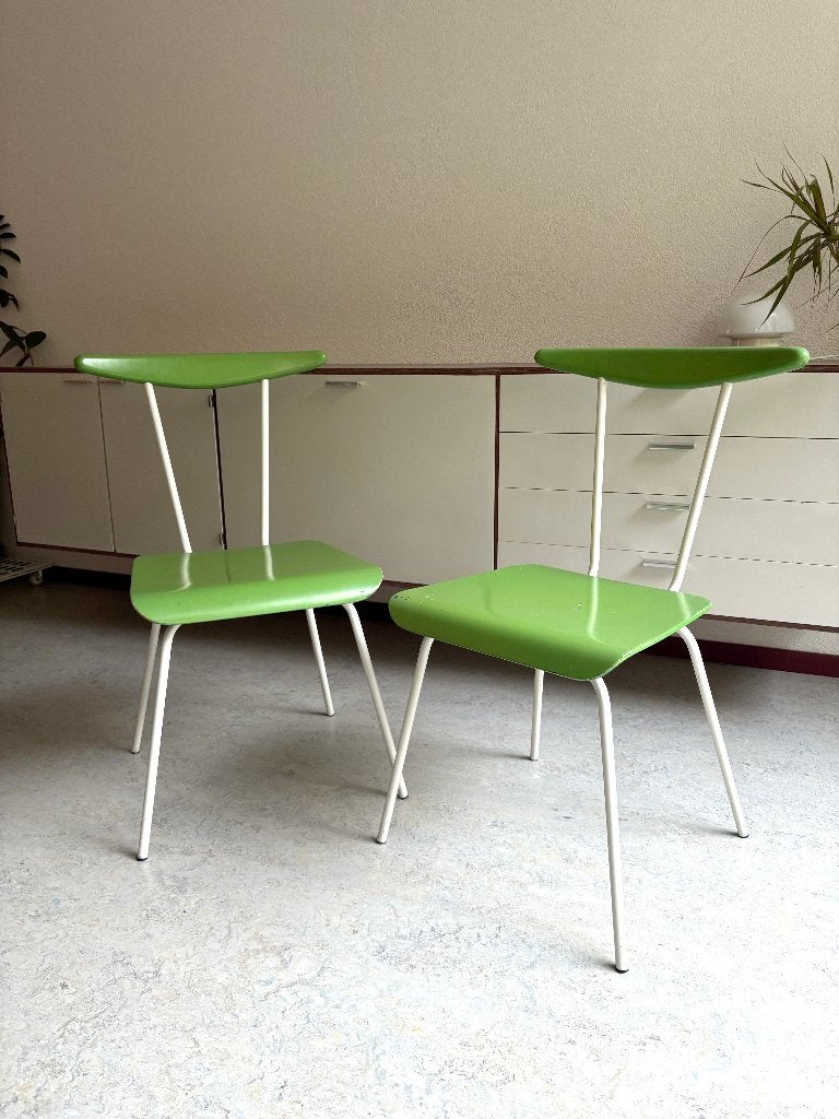 Wim Rietveld voor Auping stoeltjes dress boy, Ophalen, Gebruikt, Twee, Wit