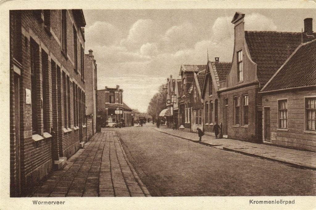 Wormerveer - Krommenieerpad - ongelopen, Ophalen of Verzenden, 1920 tot 1940, Ongelopen, Noord-Holland