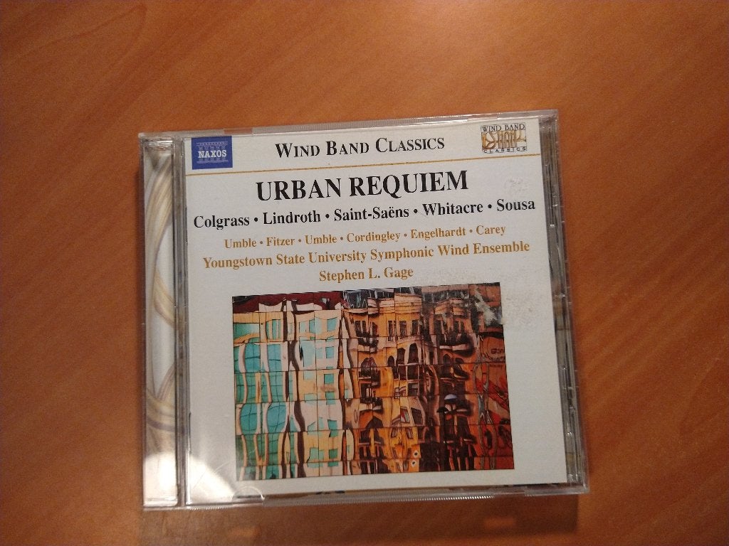 CD  Urban Requiem - Wind Band Classics, Ophalen of Verzenden, Classicisme, Zo goed als nieuw, Kamermuziek