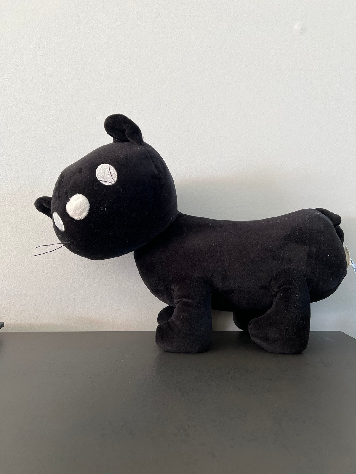Hema Sippie knuffel groot, 40x15x35cm, Ophalen, Overige merken, Overige karakters, Zwart