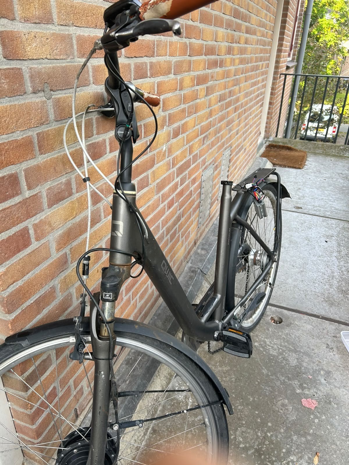 Qwick fiets voor onderdelen, Fietsen en Brommers, Ophalen, Zo goed als nieuw, Zadel