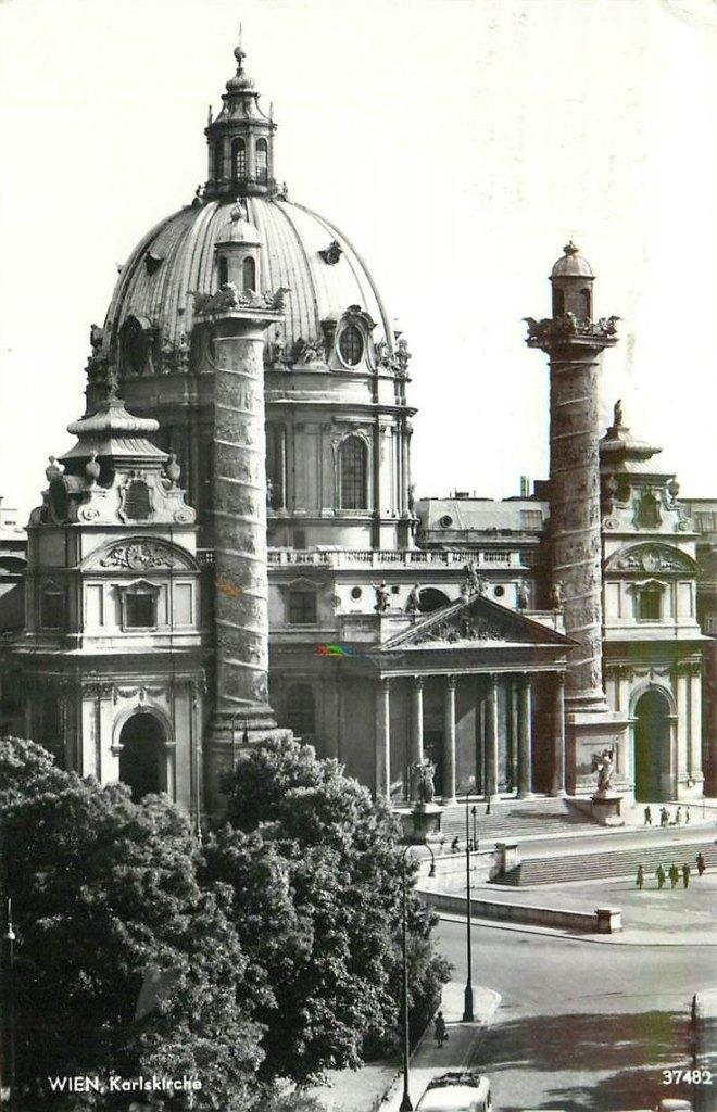 701-453-015 Wien Karlskirche, Verzenden, Voor 1920, Oostenrijk
