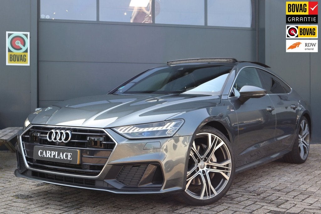 Audi A7 Sportback 50 TDI quattro Pro Line S-Panoramadak-B&0, Auto's, Audi, Automatische klimaatregeling, Gebruikt, 2000 kg, Bedrijf