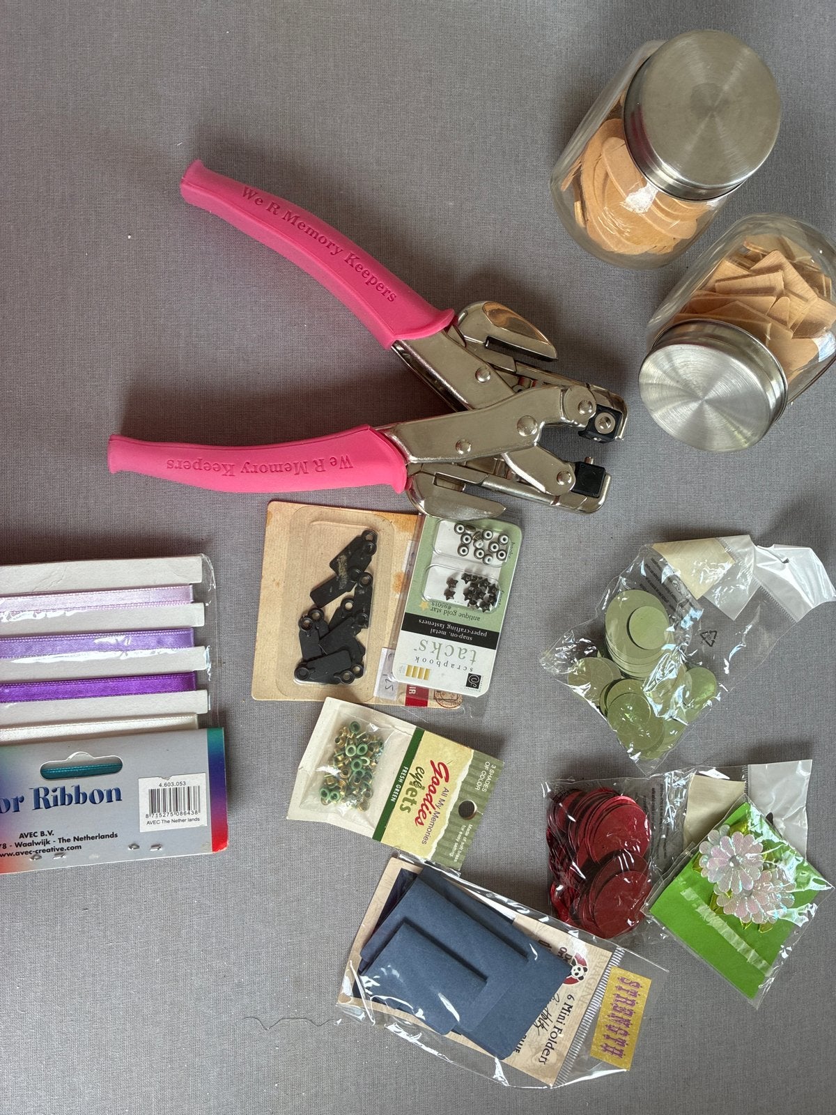 Scrapbook knutselpakket: We R Memory Keepers en meer, Ophalen of Verzenden, Zo goed als nieuw, Overige typen, Overige merken
