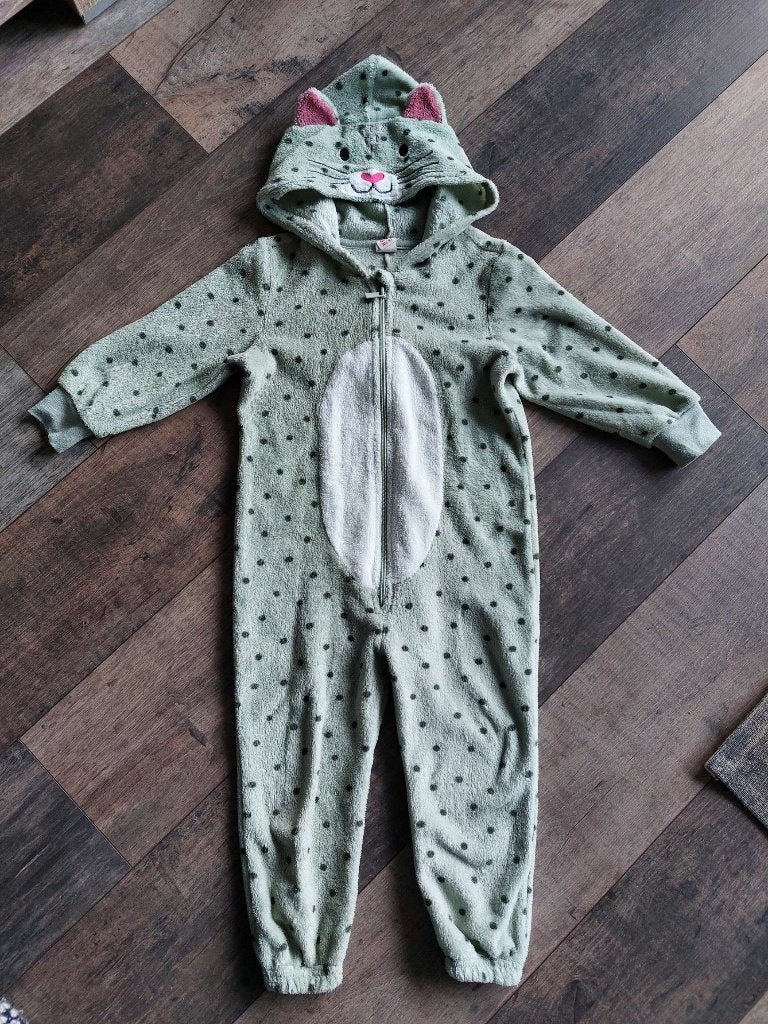 Hema Onesie Kat 98-104, Kinderen en Baby's, Kinderkleding | Maat 98, Overige typen, Jongen of Meisje, Ophalen of Verzenden, Zo goed als nieuw