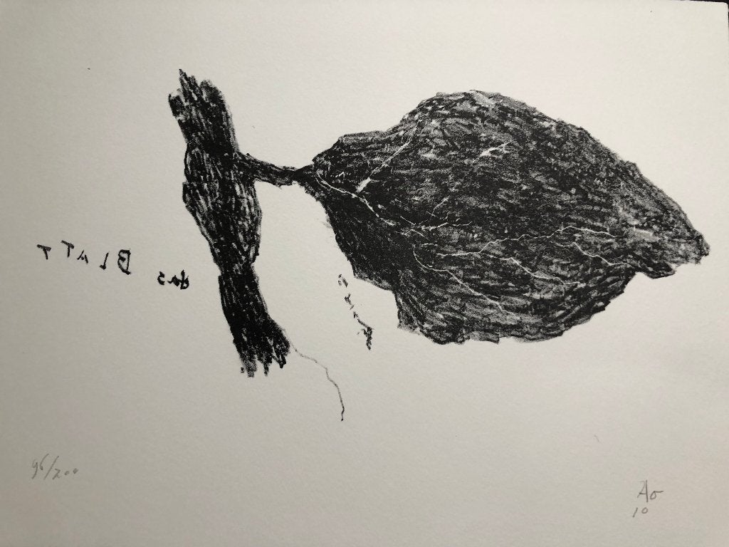 Armando - das Blatt, Abstract, Ophalen, Lithografie, Gesigneerd