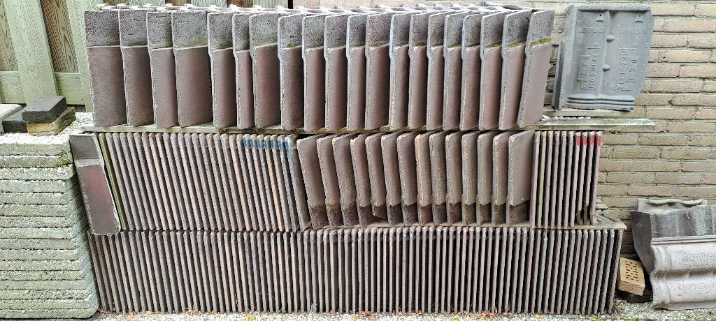 Betonpannen Hoekpannen Links en Rechts, Doe-het-zelf en Verbouw, Ophalen, Overige materialen, Gebruikt, Overige kleuren