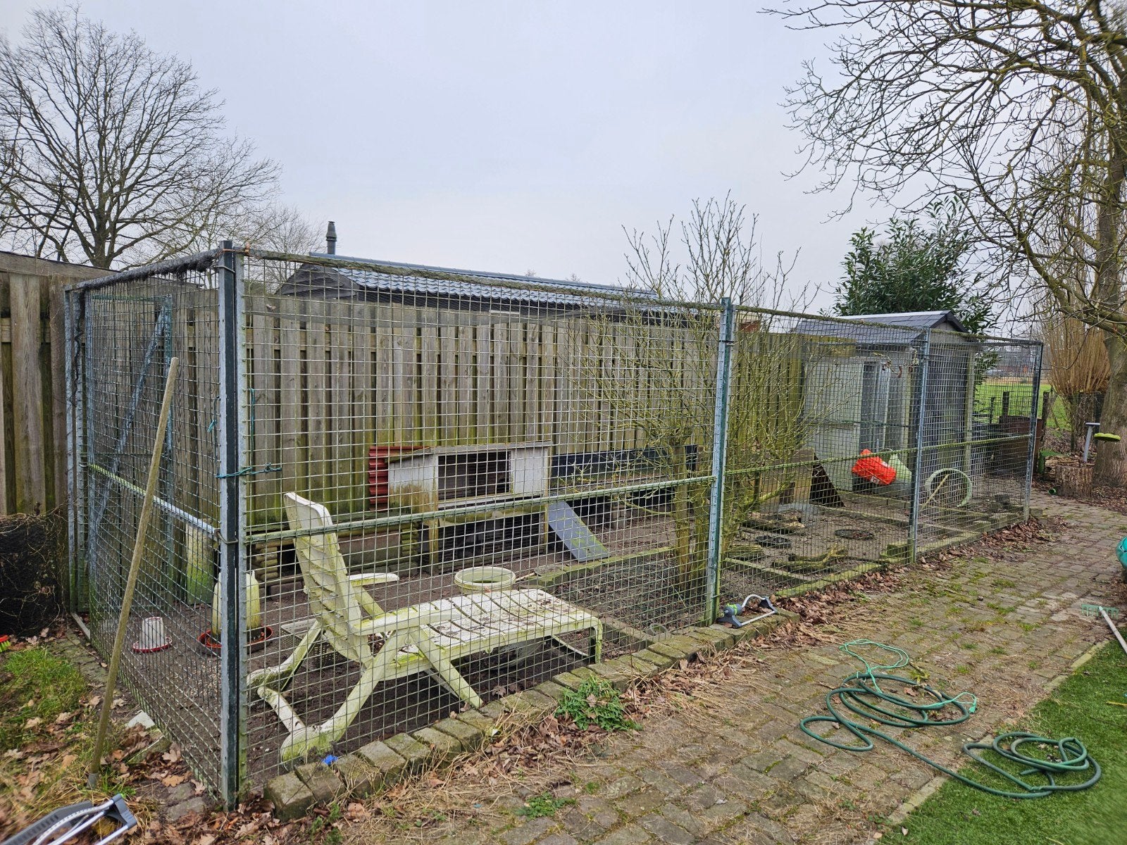 Dierenverblijf (buiten), Dieren en Toebehoren, Pluimvee | Toebehoren, Ophalen, Kippenhok of Kippenren