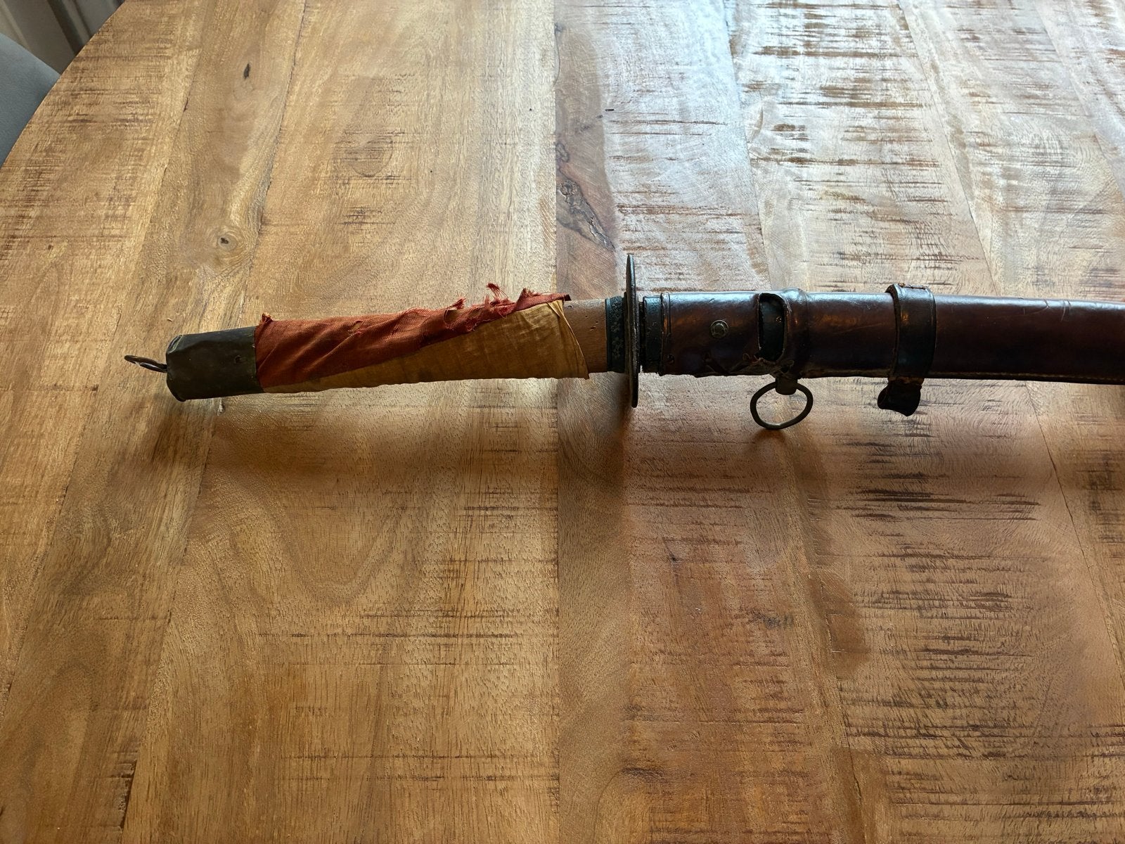 Antiek Japans zwaard met schede - Katana/Wakizashi, Ophalen of Verzenden, Gebruikt