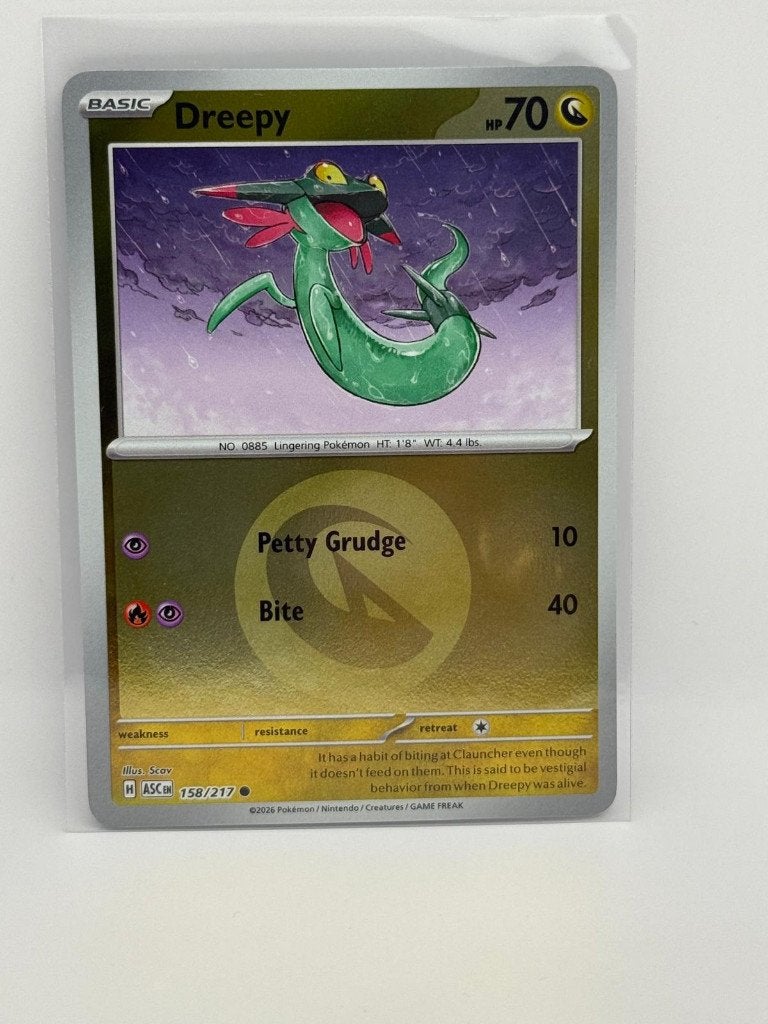 Dreepy [Energy] #158 Pokemon Ascended Heroes, Verzenden