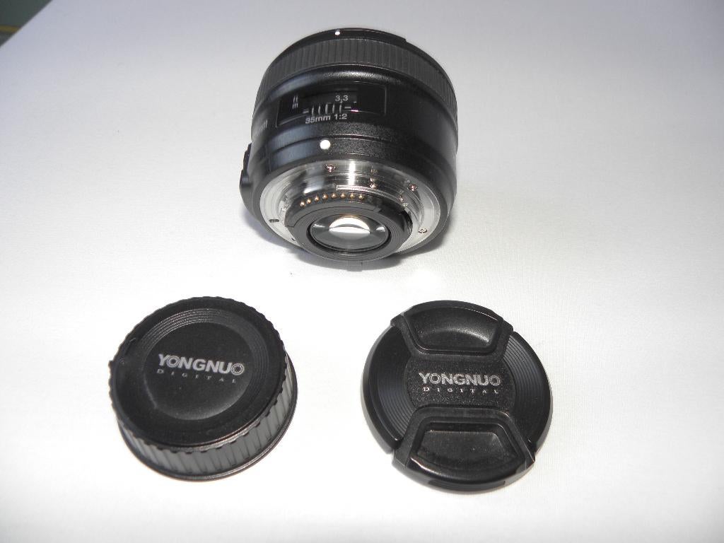Nikon Yongnuo AF S YN 35mm F2N autofocus voor Nikon FX en DX, Ophalen of Verzenden, Nieuw, Standaardlens