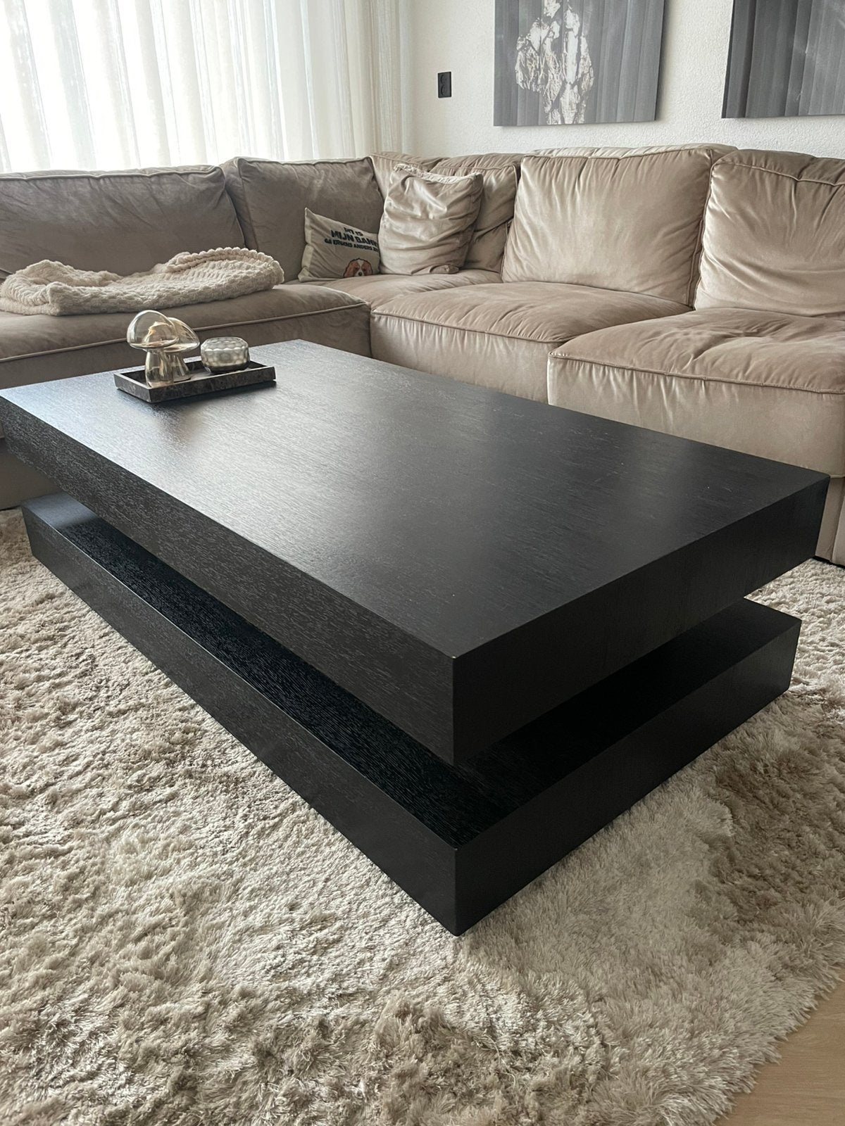 Richmond salontafel, Huis en Inrichting, Ophalen, 100 tot 150 cm, 50 tot 100 cm, Zo goed als nieuw