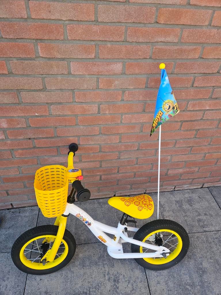 Maya de bij kinder loopfiets 12 inch jongen of meisje, Ophalen, Zo goed als nieuw, Loopfiets