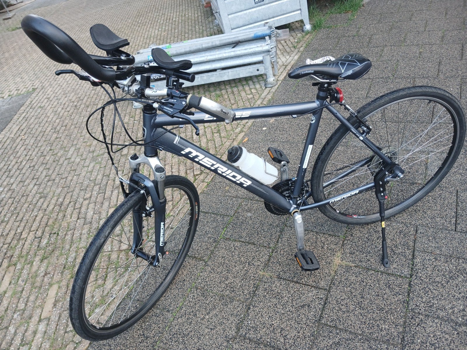 Merida Crossfiets met Aerobar - zo goed als nieuw.evt ruilen, Overige merken, Velgrem, Versnellingen, Ophalen of Verzenden