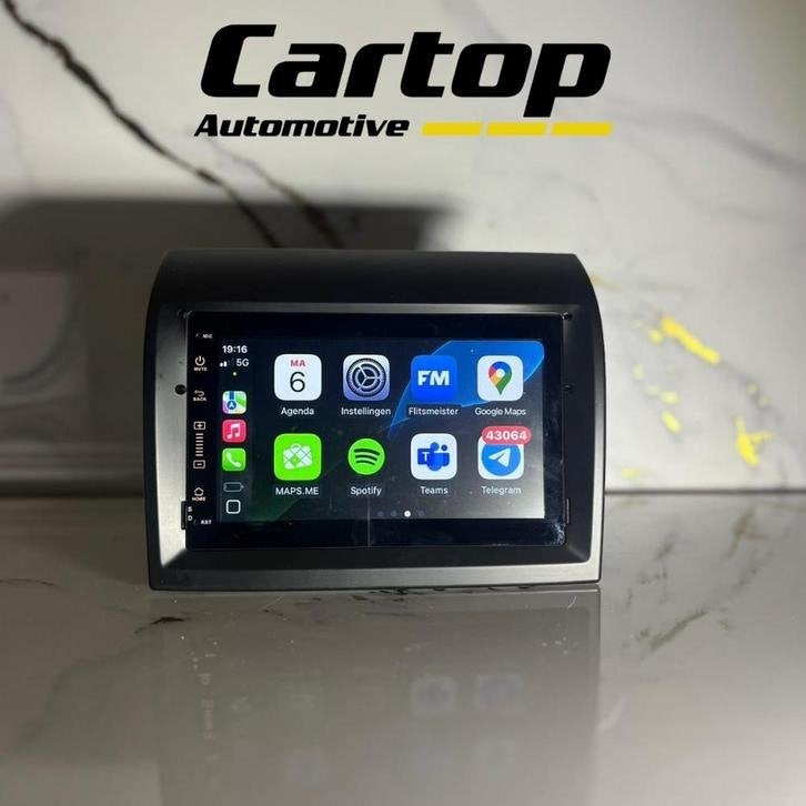 Fiat Ducato Android Navigatie 9 Inch CarPlay 2011-2020, Auto diversen, Meridiaan 42, Zo goed als nieuw, Info@cartop-automotive.nl