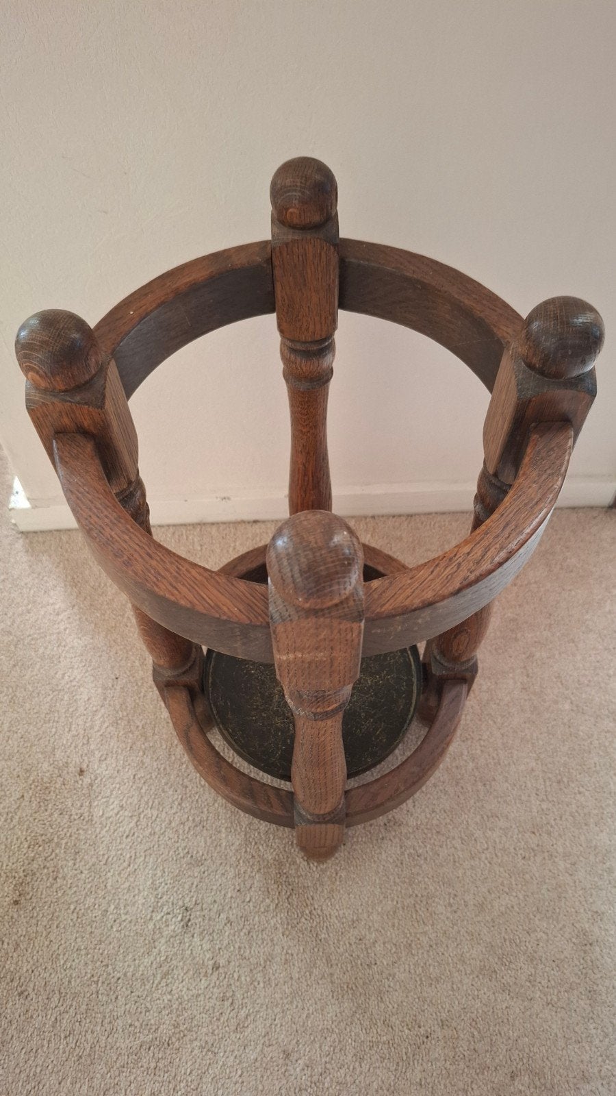 Vintage houten paraplubak, Huis en Inrichting, Woonaccessoires | Paraplubakken, Ophalen