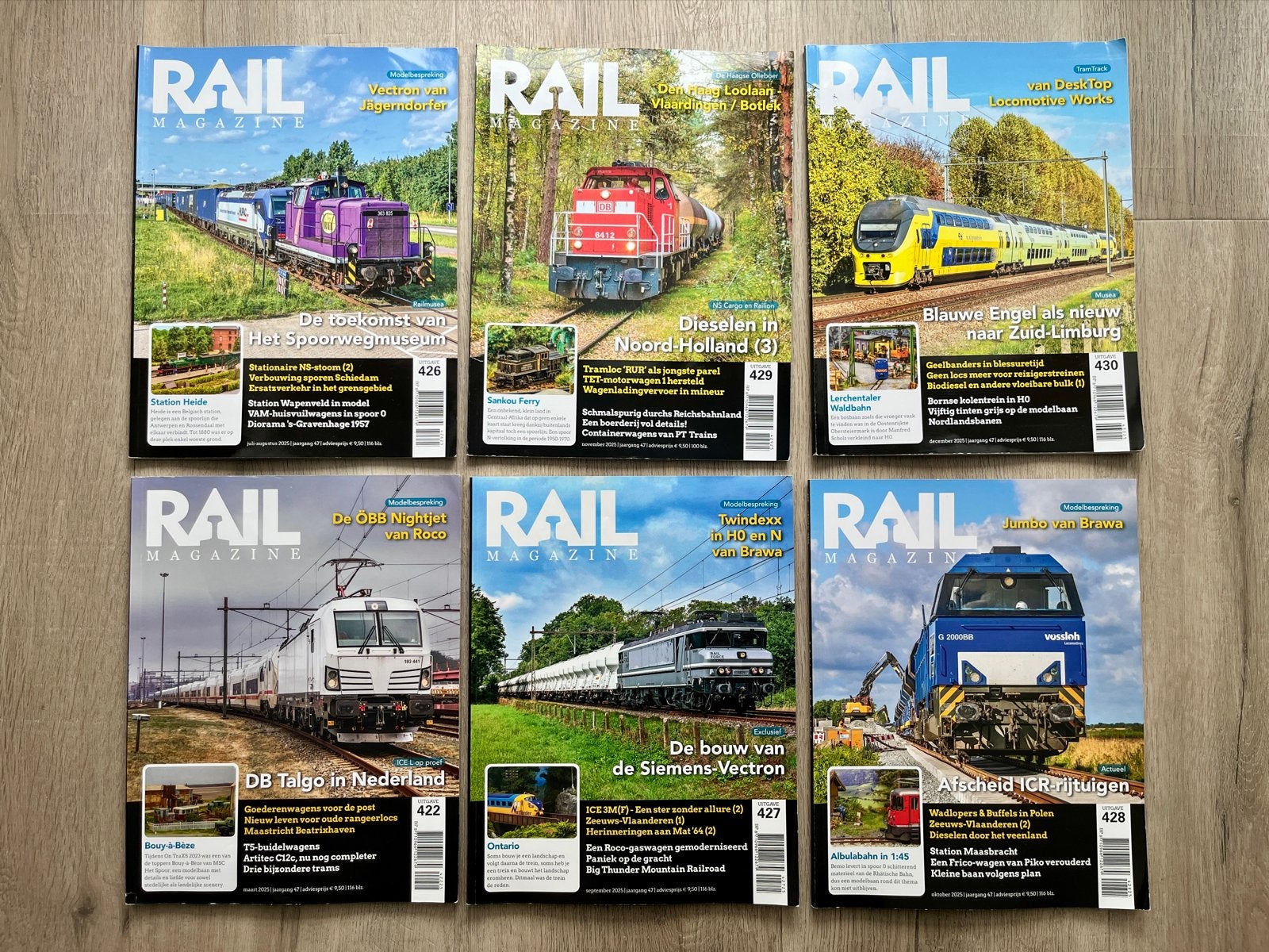 Rail Magazine 2025 Nummers 422, 426, 427, 428, 429, 430, Boeken, Ophalen of Verzenden, Gelezen, Overige typen