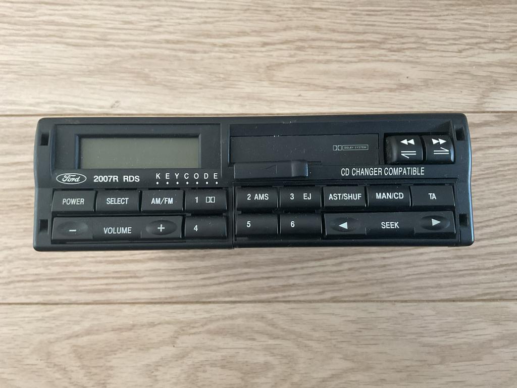 Originele Ford 2007R RDS autoradio met cassettespeler, Ophalen of Verzenden, Gebruikt