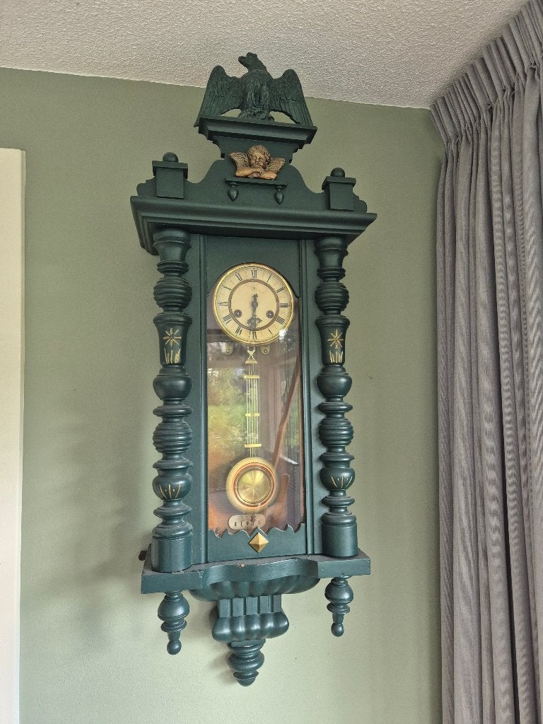 Regulateur klok, Antiek en Kunst, Antiek | Klokken, Ophalen of Verzenden