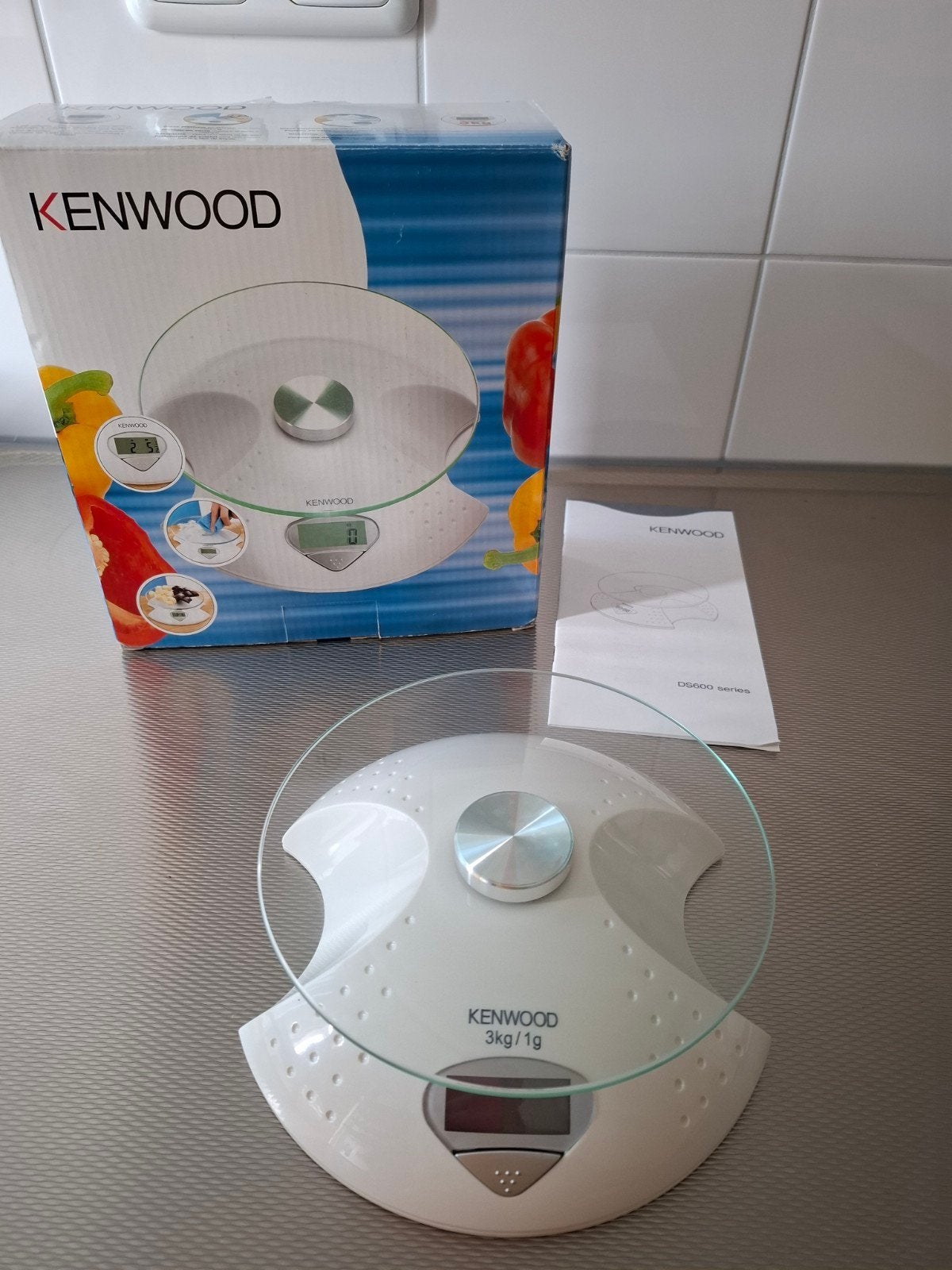 Kenwood Keukenweegschaal - 3kg/1g - Wit, Nieuw, Ophalen of Verzenden, Wit, Overige merken