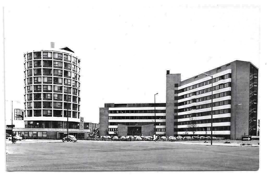 AK Rotterdam - Ziekenhuis IKAZIA, Algemeen overzicht, Verzenden, 1940 tot 1960, Ongelopen, Zuid-Holland