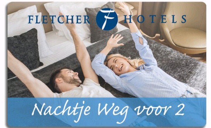 hotelovernachting van Fletcher met ontbijt voor 2 personen, Tickets en Kaartjes, Hotelbonnen, Twee personen, 1 overnachting