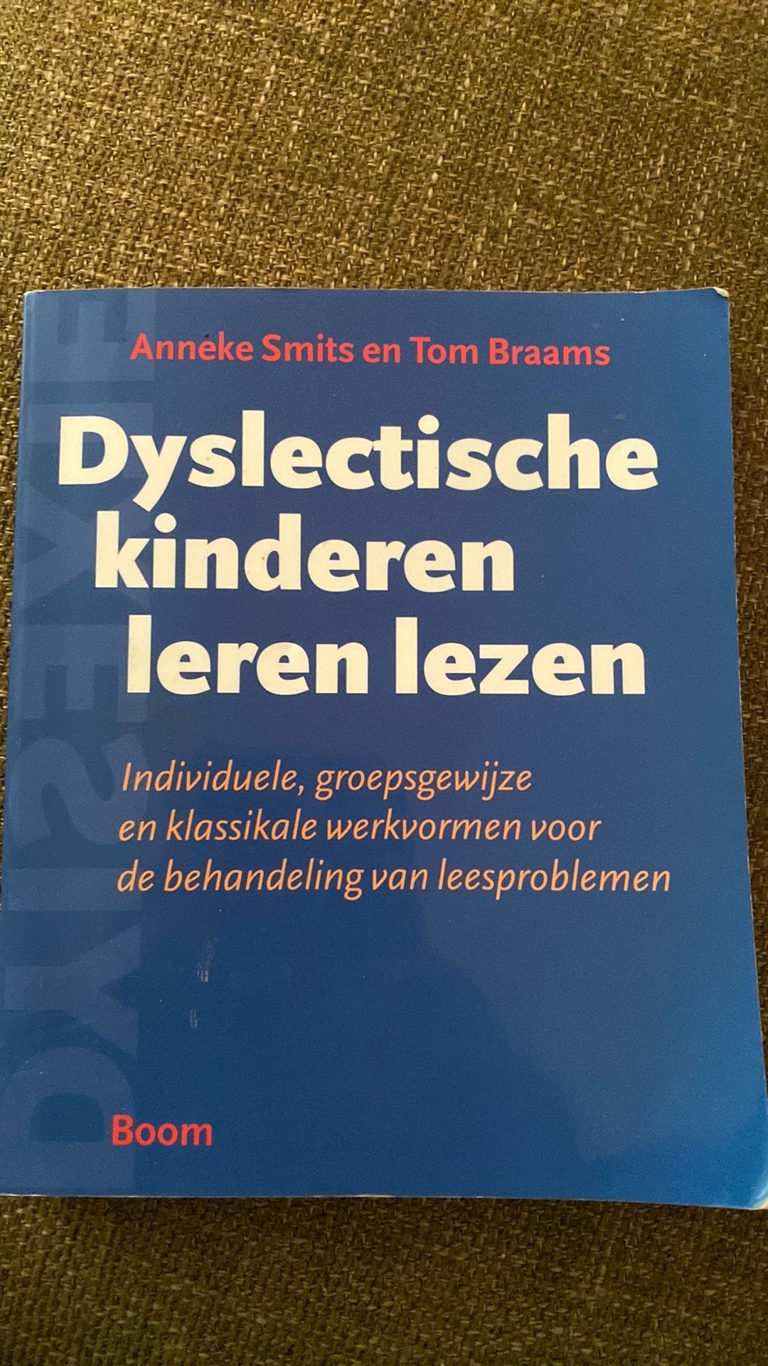 A. Smits - Dyslectische kinderen leren lezen, Ophalen of Verzenden, A. Smits, Ontwikkelingspsychologie, Zo goed als nieuw