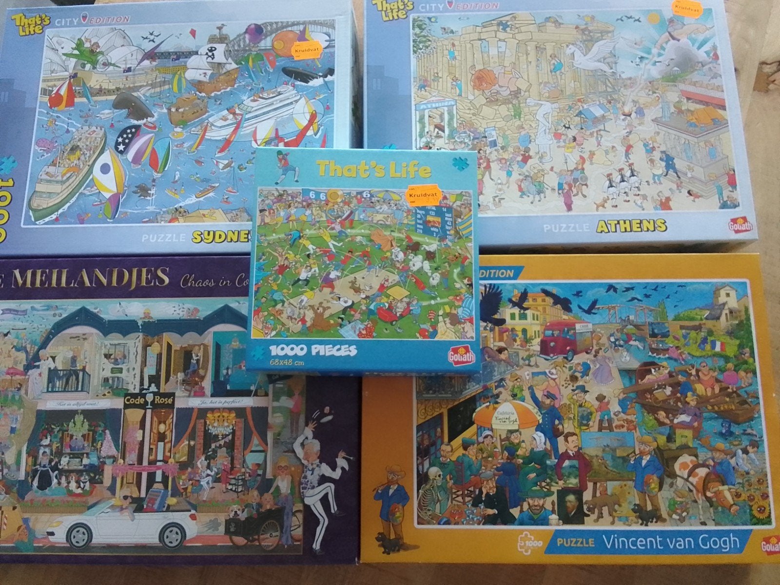 legpuzzels 1000 stukjes that's life, Ophalen, 500 t/m 1500 stukjes, Zo goed als nieuw, Legpuzzel